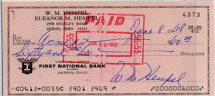 W.M. Hempel - NFL Alumni