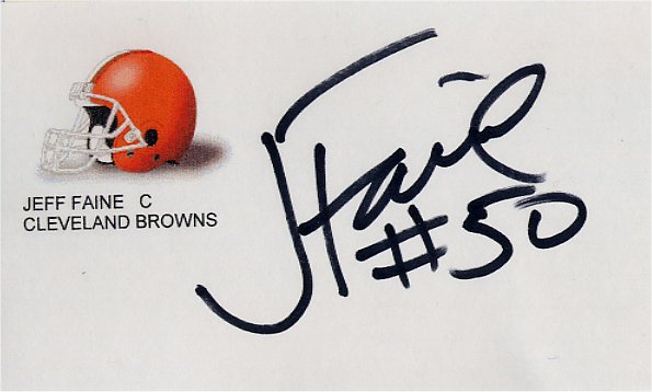 Jeff Faine - Cleveland Browns