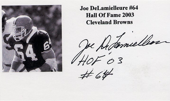 Joe DeLamielleure HOF - Cleveland Browns