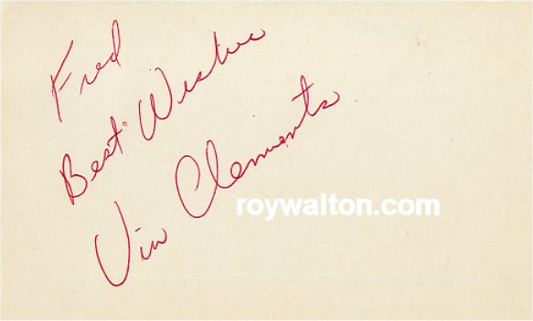 Vin Clements - New York Giants