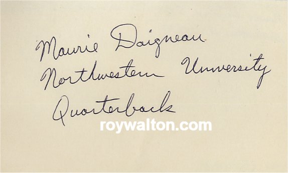 Maurie Daigneau - Northwestern Wildcats