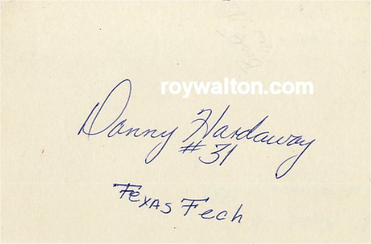 Dan Hardaway - Texas Tech Red Raiders