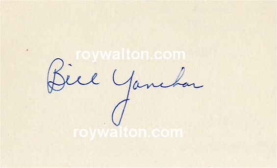 Bill Yanchar - Cleveland Browns