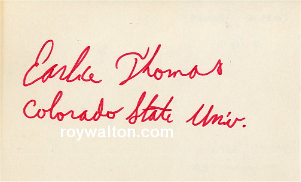 Earlie Thomas - New York Jets