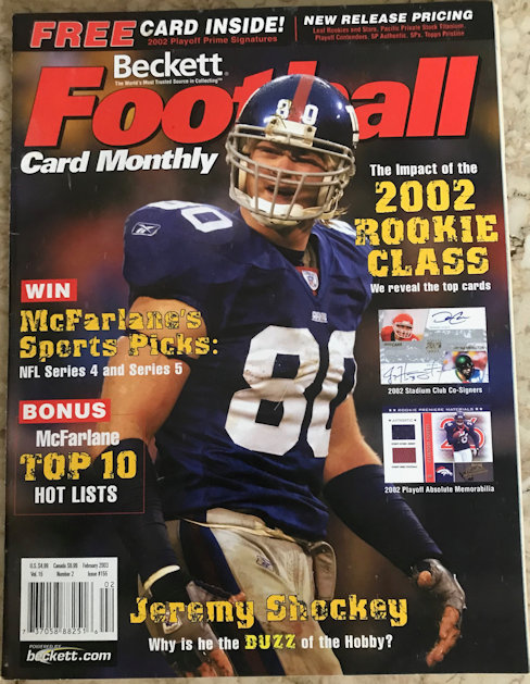 February Issue 155 - Jeremy Shockey