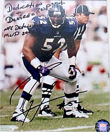 Ray Lewis w/ Tape