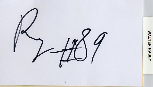 Walter Rasby - Detroit Lions