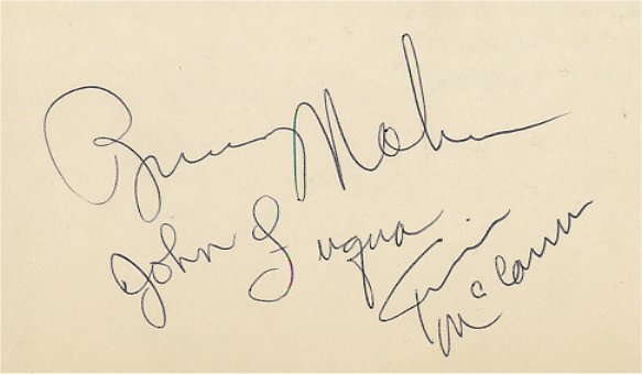 Bruce Maher, John Fugua & Tim McCann - New York Giants