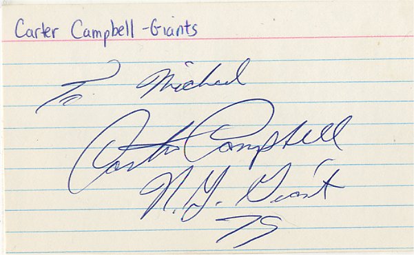 Carter Campbell - New York Giants