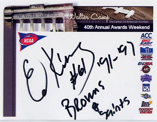 Ed King - New Orleans Saints