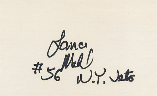 Lance Mehl - New York Jets