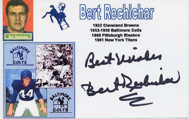 Bert Rechichar - Baltimore Colts