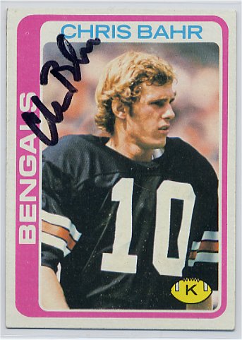 Chris Bahr - Cincinnati Bengals