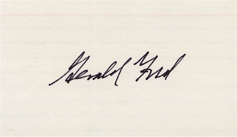 Gerald Ford - US President