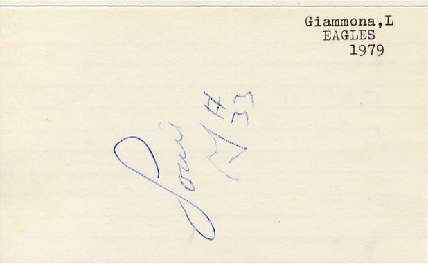 Louie Giammona - Philadelphia Eagles