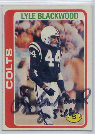 Lyle Blackwood - Baltimore Colts