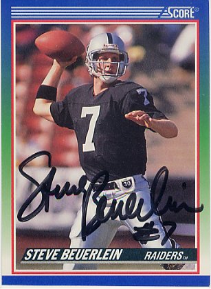 Steve Beuerlein - Los Angeles Raiders