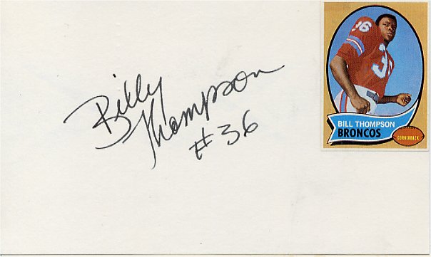 Billy Thompson - Denver Broncos