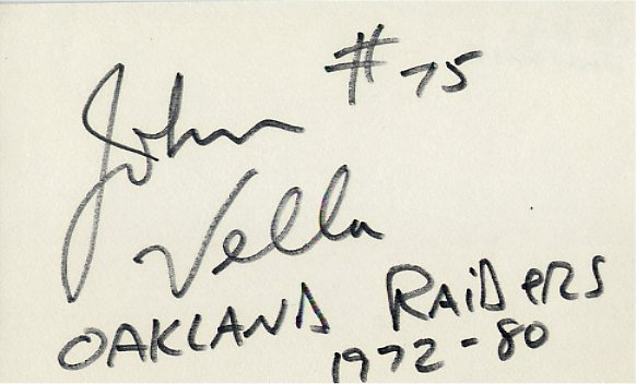 John Vella - Oakland Raiders