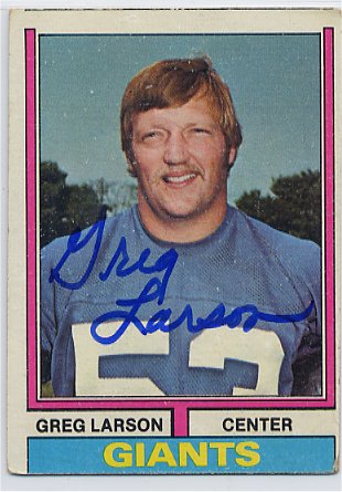 Greg Larson - New York Giants