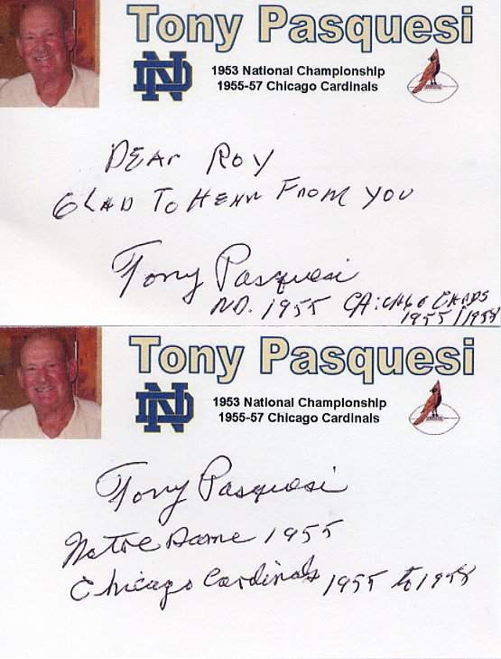 Tony Pasquesi - Chicago Cardinals