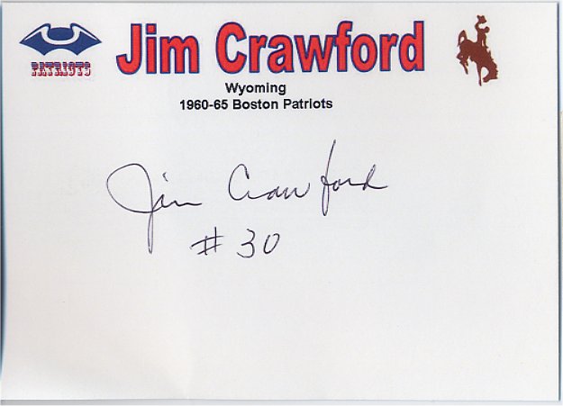 Jim Crawford - Boston Patriots