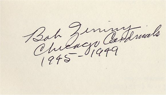 Bob Zimny - Chicago Cardinals