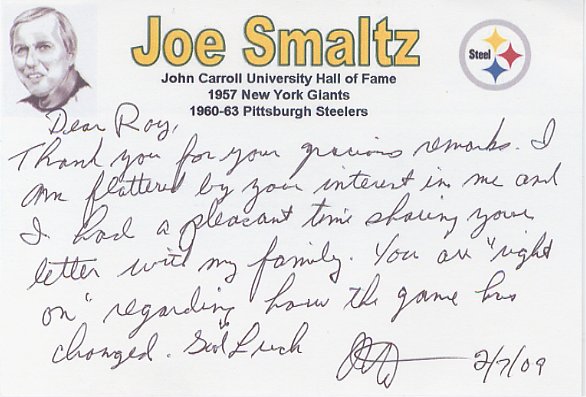 Joe Smaltz - New York Giants