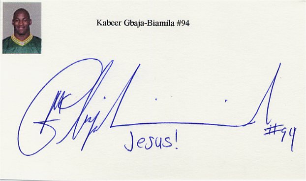 Kabeer Gbja~Biamila - Green Bay Packers