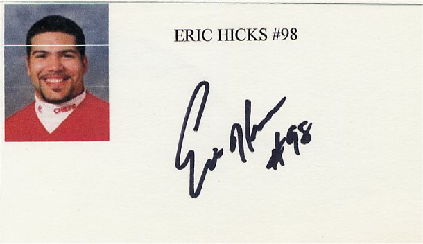 Eric Hicks - Kansas City Chiefs
