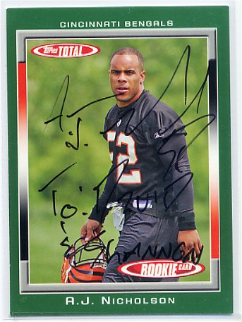 A.J. Nicholson - Cincinnati Bengals
