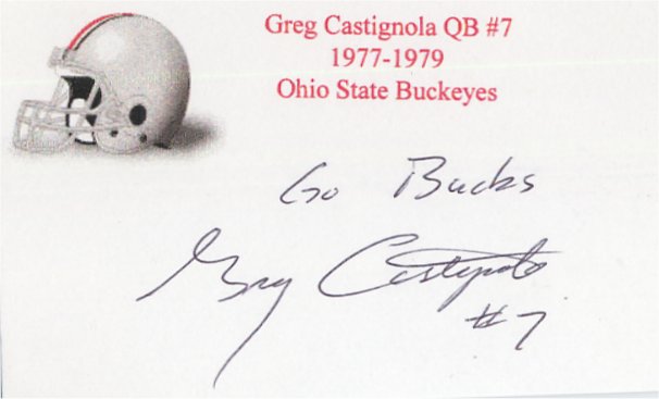 Greg Castignola - Ohio State Buckeyes