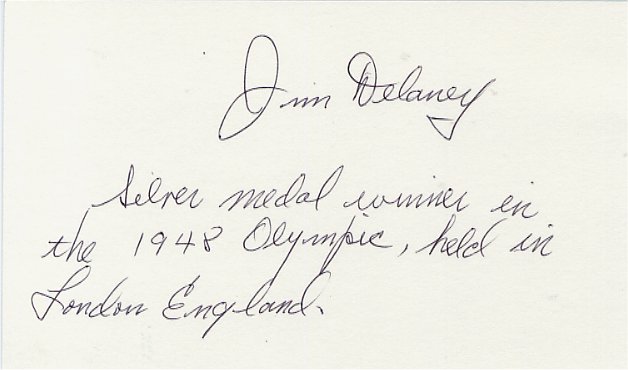 Jim Delaney - Olympian