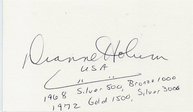 Dianne Holum - Olympian