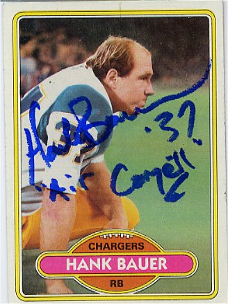 Hank Bauer - San Diego Chargers