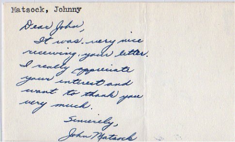 Johnny Matsock - Michigan State Spartans