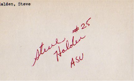 Steve Holden - Cleveland Browns