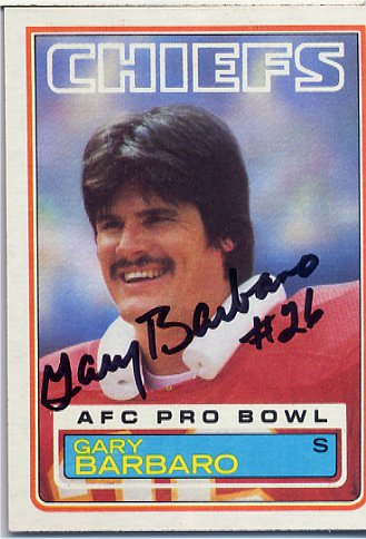 Gary Barbaro - Kansas City Chiefs