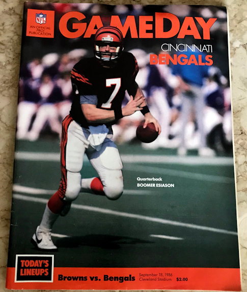 Cleveland vs Cincinatti - 9/18/86