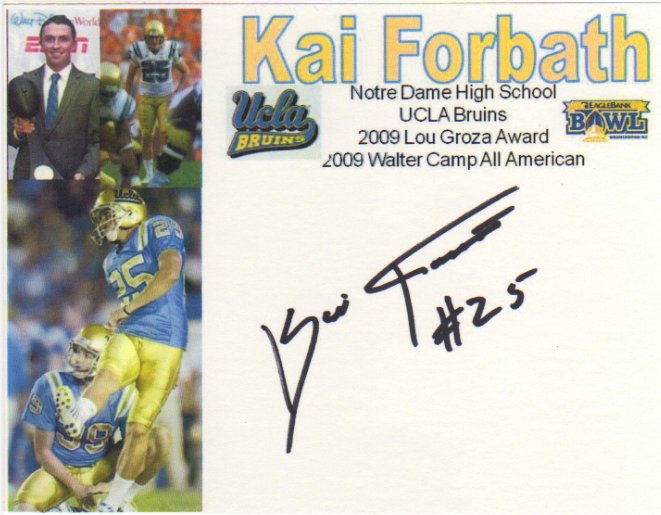 Kai Forbath - UCLA Bruins