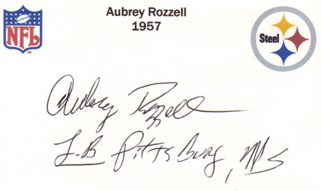 Aubrey Rozzell - Pittsburgh Steelers