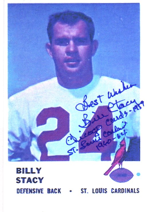 Billy Stacy - Chicago Cardinals