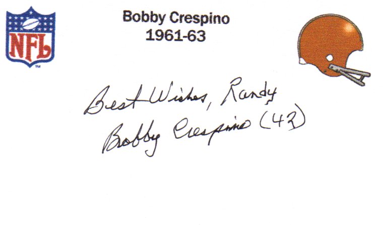 Bobby Crespino - Cleveland Browns