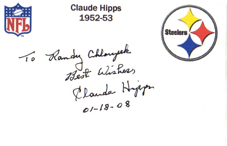 Claude Hipps - Pittsburgh Steelers