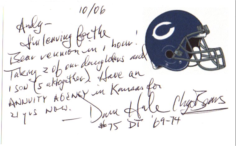 Dave Hale - Chicago Bears