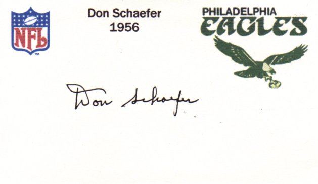 Don Schaefer - Philadelphia Eagles