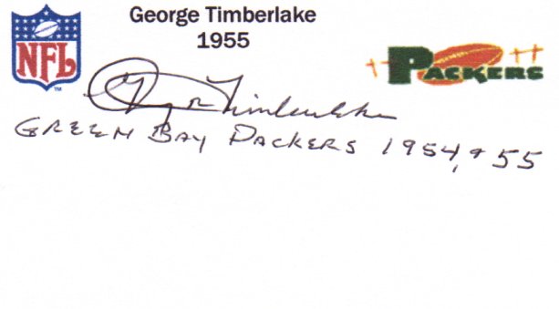 George Timberlake - Green Bay Packers