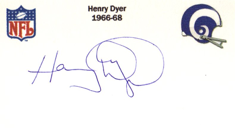 Henry Dyer - Los Angeles Rams