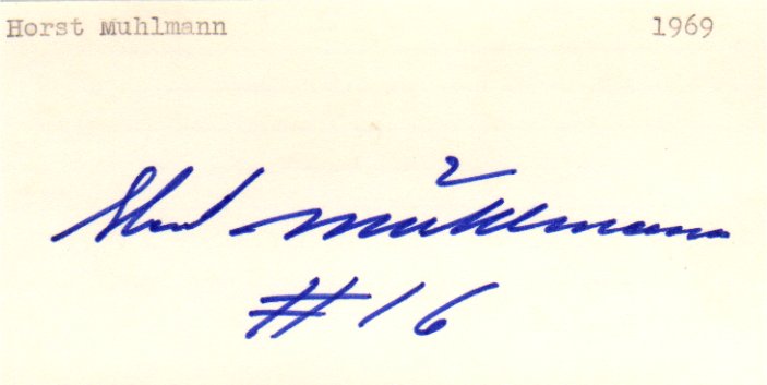 Horst Muhlmann - Cincinnati Bengals