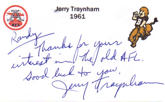 Jerry Traynham - Denver Broncos